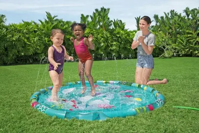 Bestway, Splash Pad, piscina gonflabila, saltea cu fantana, 165 cm