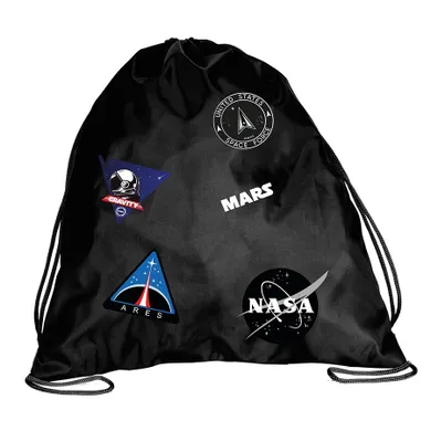 BeUniq, NASA, rucsac cu snur, 45-35 cm