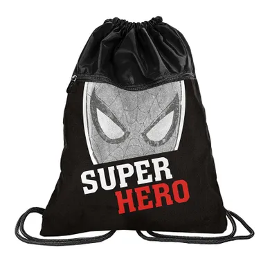 BeUniq, Spider-Man, rucsac cu snur, premium, 46-37 cm