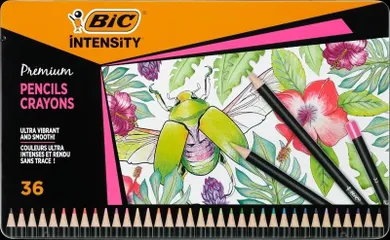 Bic, Intensity, creioane colorate premium, 36 culori