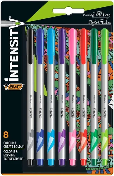 Bic, Intensity Medium, liner, 8 culoare