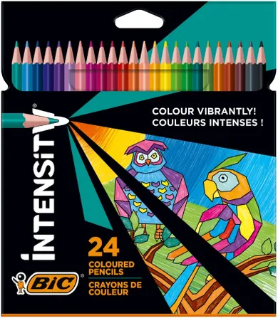 Bic, Intensity Up, creioane, 24 culoare