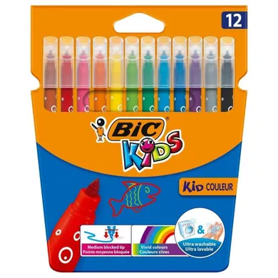 Bic, Kids, Kid Couleur, carioci, 12 culori