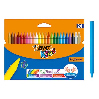 Bic, Kids, Plastidecor, creioane cerate, 24 culoare