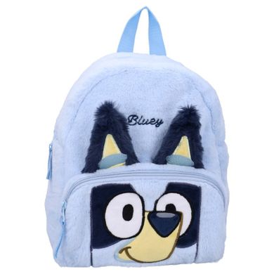 Bluey, Fluffy Festival, rucsac din plus pentru prescolar, albastru