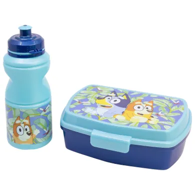Bluey, set: cutie pentru pranz + sticla de apa