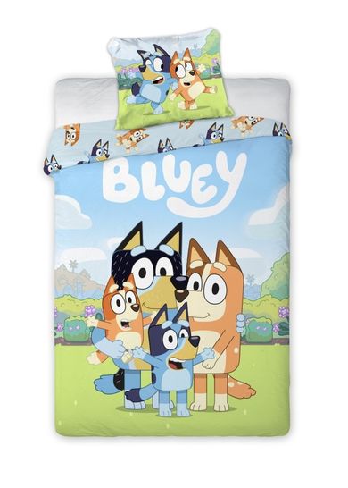 Bluey, set lenjerie de pat single, 160-200 cm