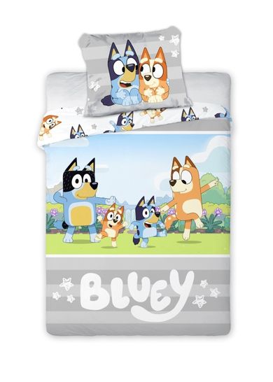 Bluey, set lenjerie de pat single, 160-200 cm