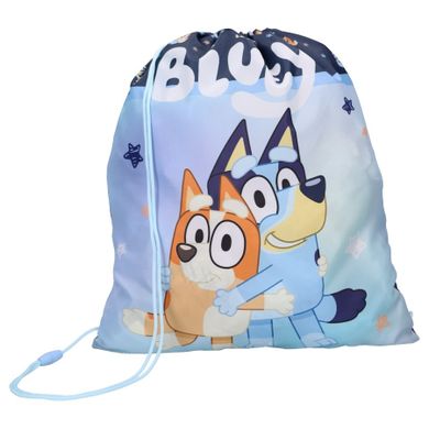 Bluey, Smoochy Kiss, rucsac cu snur, albastru