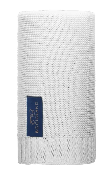 Bocioland, Paris, patura din bambus, alb, 80-100 cm