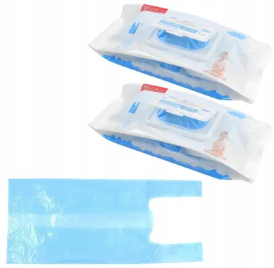 Bocioland, pungute parfumate pentru scutece folosite, 2-pack, 200 buc.