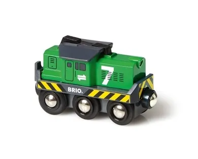 Brio World, Locomotiva de marfa, jucarie din lemn