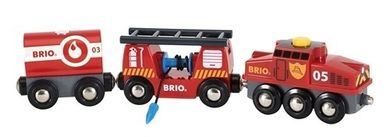 Brio World, Tren de pompieri, jucarie din lemn