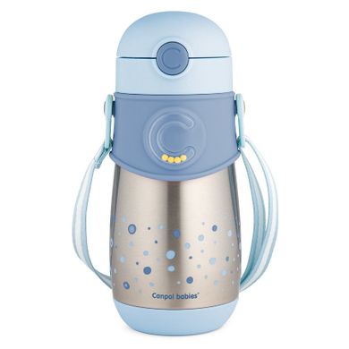 Canpol babies, canita sport izolata termic, 12m+, albastru, 300 ml