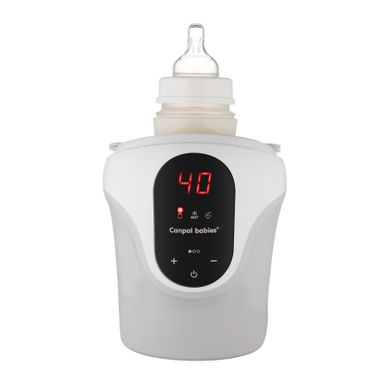 Canpol babies, incalzitor pentru biberoane multifunctional cu termostat 3in1, alb