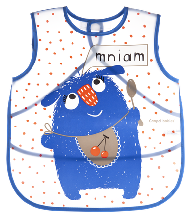 Canpol babies, Monsters, baveta impermeabila, albastru
