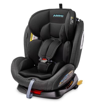 Caretero, Arro, scaun auto, Isofix, 0-36 kg, negru