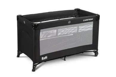 Caretero, Esti, patut de calatorie cu laterale rabatabile, negru