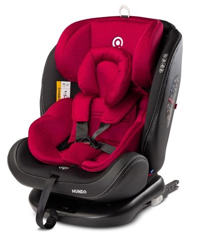 Caretero, Mundo, scaun auto, 0-36 kg, rosu
