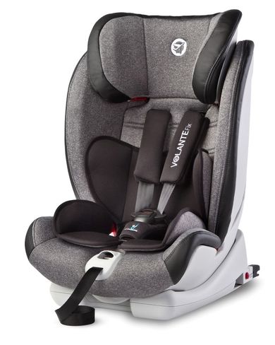 Caretero, Volante Fix limited, scaun auto, 9-36 kg, gri