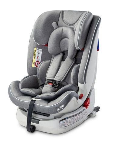 Caretero, Yoga, scaun auto, 0-25 kg, gri