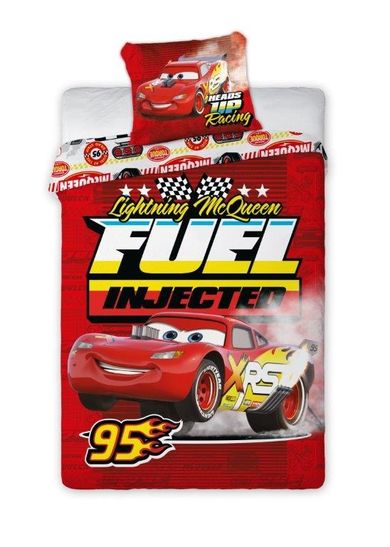 Cars 3, set lenjerie de pat single, 160-200 cm