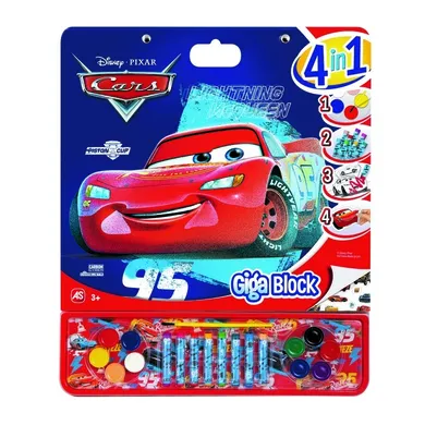 Cars, set gigablock 4 in 1