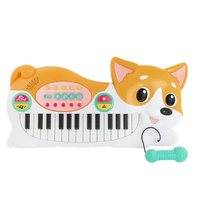 Catelus corgi, orga interactiva cu microfon
