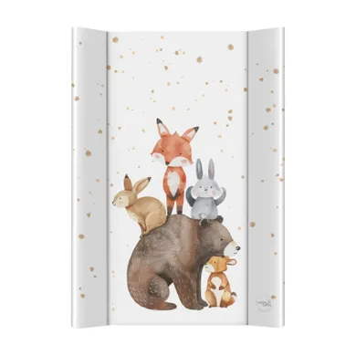 Ceba Baby, Basic, Forest Friends, saltea de infasat moala profilata, 50-70 cm