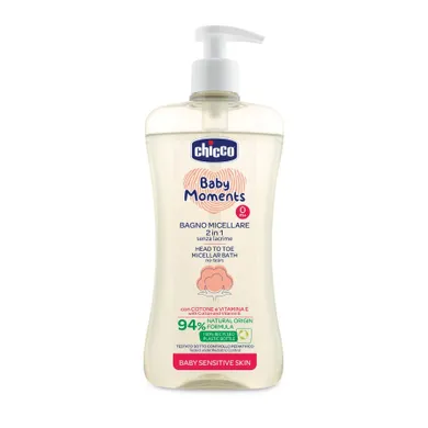 Chicco, Baby Moments, bai micelara 2in1, 500ml