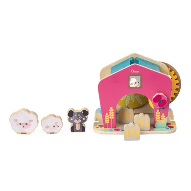 Chicco, My Wood Friends, moara de apa din lemn cu oi
