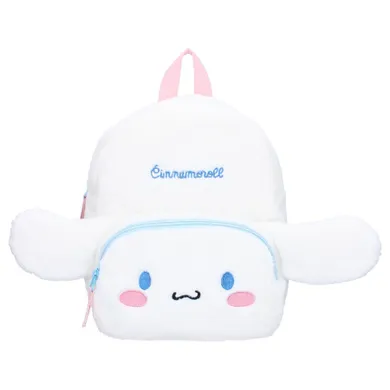 Cinnamoroll, Fluffy Festival, rucsac din plus pentru prescolar, alb