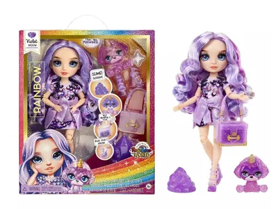 Classic Rainbow Fashion Doll, Violet, papusa fashion