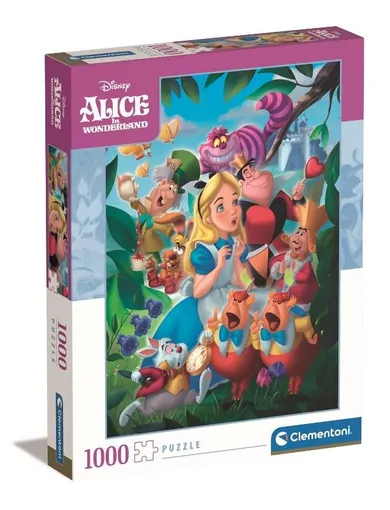 Clementoni, Alice in Wonderland, puzzle, 1000 piese