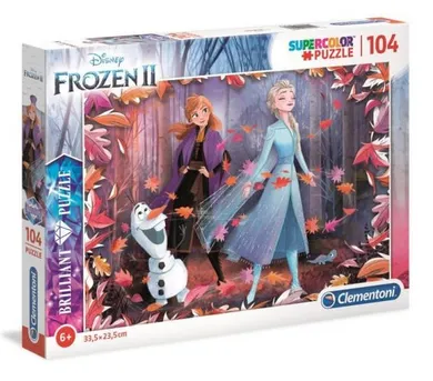 Clementoni, Brilliant, Frozen 2, puzzle, 104 piese