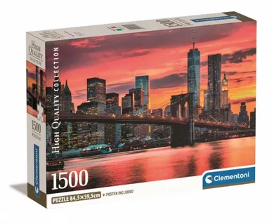 Clementoni, East River at Dusk, puzzle, 1500 piese