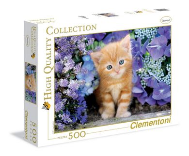 Clementoni, High Quality, Gattino rosso, puzzle, 500 piese