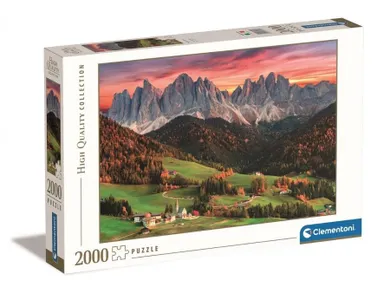 Clementoni, High Quality, Val Di Funes, puzzle, 2000 piese