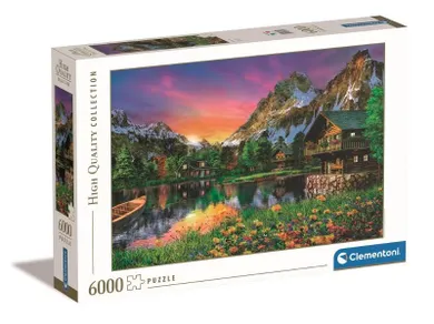 Clementoni, HQ Alpine lake, puzzle, 6000 piese