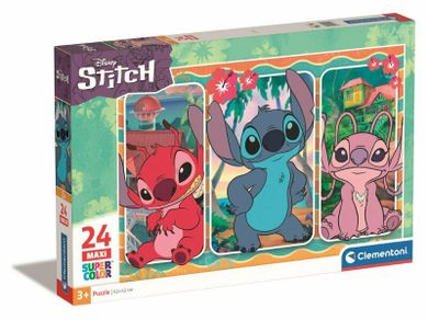 Clementoni, Lilo si Stitch, puzzle maxi, 24 piese