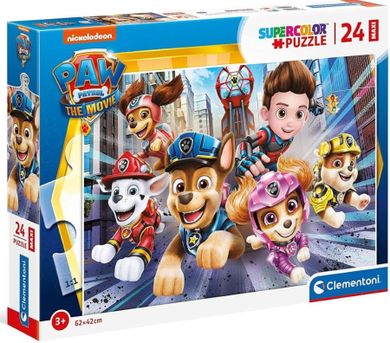 Clementoni, Maxi Super Color, Paw Patrol, puzzle, 24 piese