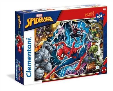 Clementoni, Maxi Super Color, Spider-Man, puzzle, 104 piese