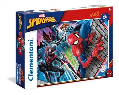 Clementoni, Maxi Super Color, Spider-Man, puzzle, 24 piese