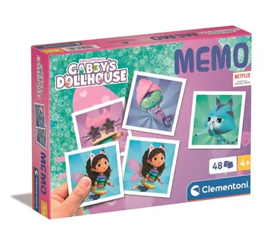Clementoni, Memo, Gabby's Dollhouse, joc de memorie