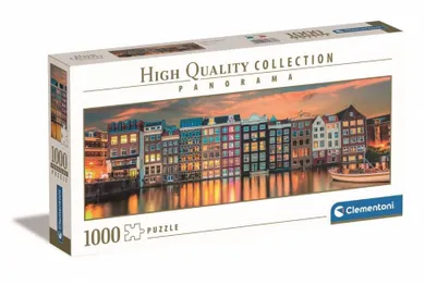 Clementoni, Panorama, High Quality, Bright Amsterdam, puzzle, 1000 piese