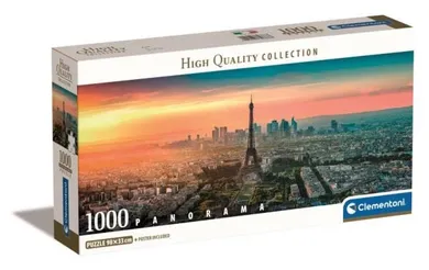Clementoni, Panorama, Paris, puzzle, 1000 piese