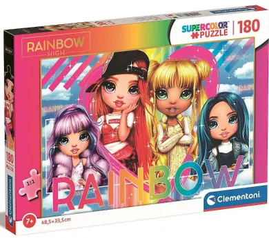 Clementoni, Rainbow High, puzzle, 100 piese