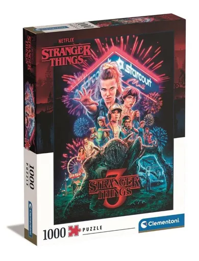Clementoni, Stranger Things, puzzle, 1000 piese