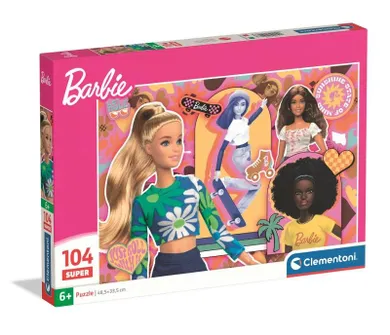 Clementoni, Super, Barbie, puzzle, 104 piese