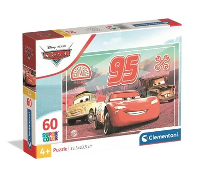 Clementoni, Super Color, Cars, puzzle, 60 piese